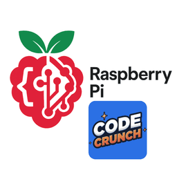 Raspberry Pi Code Crunch logo